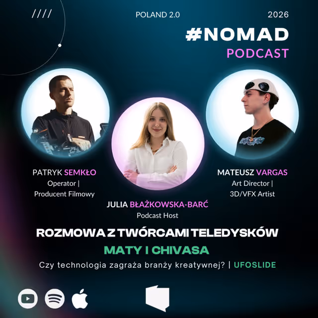 Rozmowa z twórcami teledysków Maty i Chivasa | Czy technologia zagraża branży kreatywnej? | UFOSLIDE